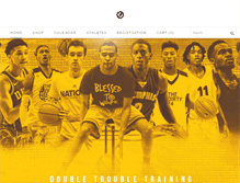 Tablet Screenshot of doubletroubletraining.com